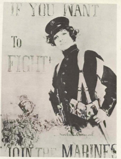 World War 1 Recruiting Poster Targeting Women
