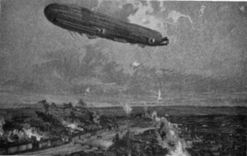 zeppellin bombing raid