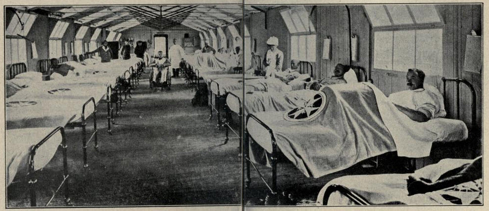 Allied Hospital in France - World War 1