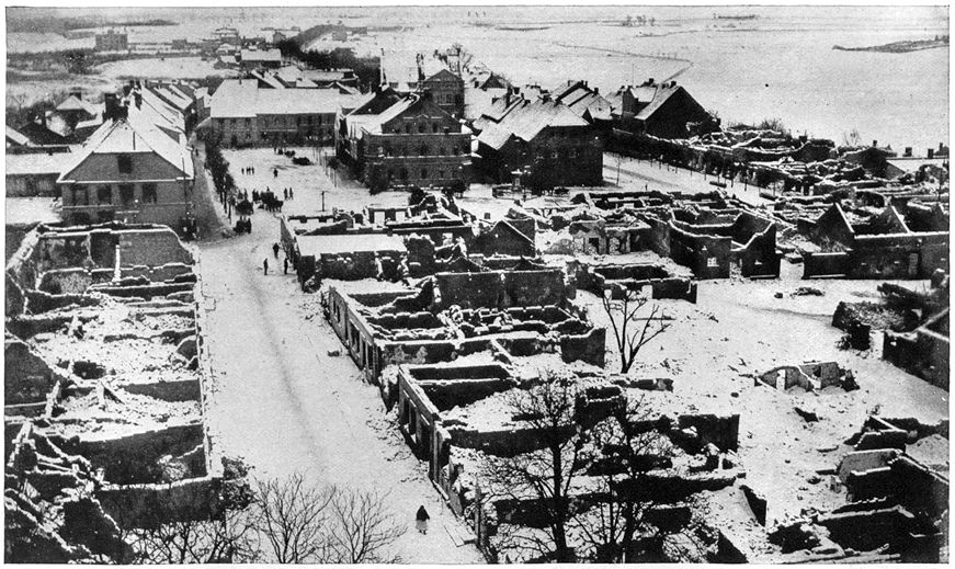 Devastation in East Prussia, World War 1
