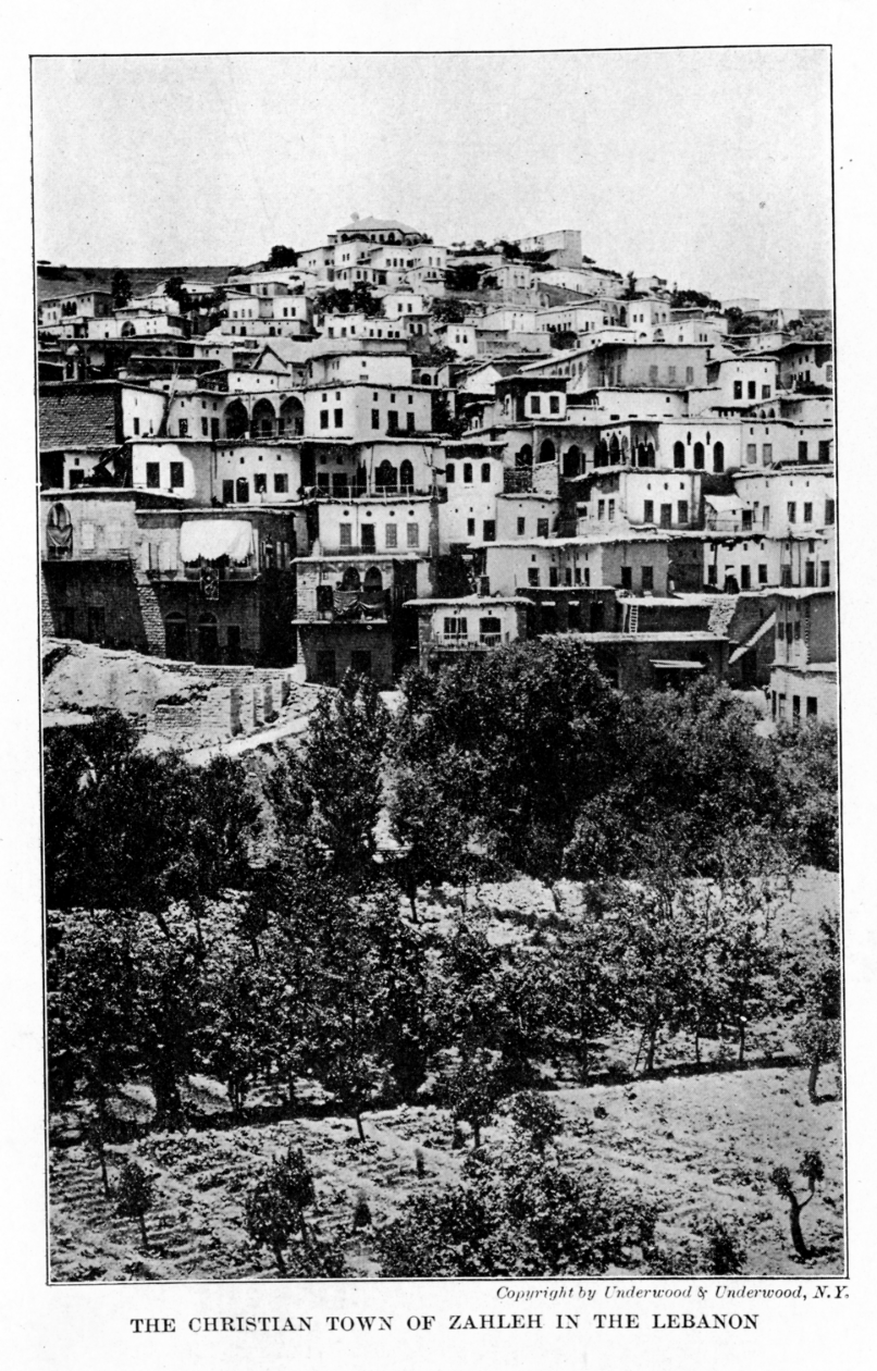 THE CHRISTIAN TOWN OF ZAHLEH IN THE LEBANON