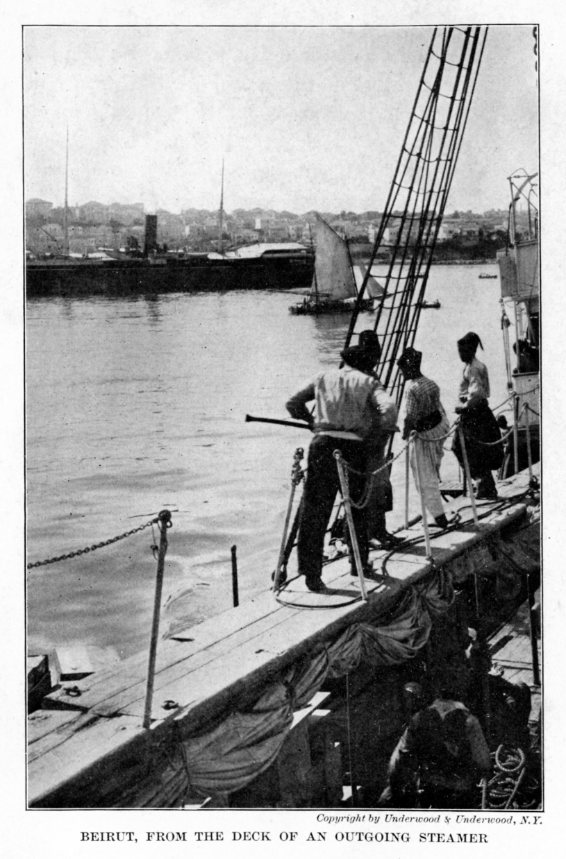 BEIRUT, FROM THE DECK OF AN OUTGOING STEAMER