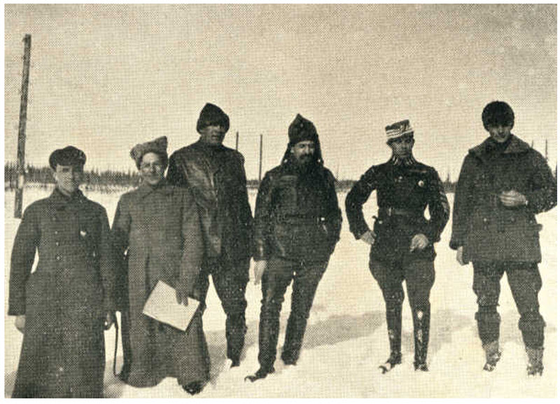 Soviet Soldiers Approaching Under a Flag of Truce - World War 1