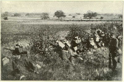 FRENCH OUTPOSTS.This Photograph is typical of the Plain of Champagne
