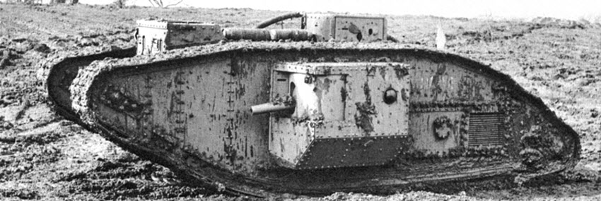 British World War 1 Tank